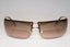 GUCCI 1990 Vintage Mens Designer Sunglasses Gold Wrap GG 2653 000DE 16612