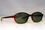 RAY-BAN Womens Vintage 1990 Designer Sunglasses Brown Oval W2838 BRN 16683