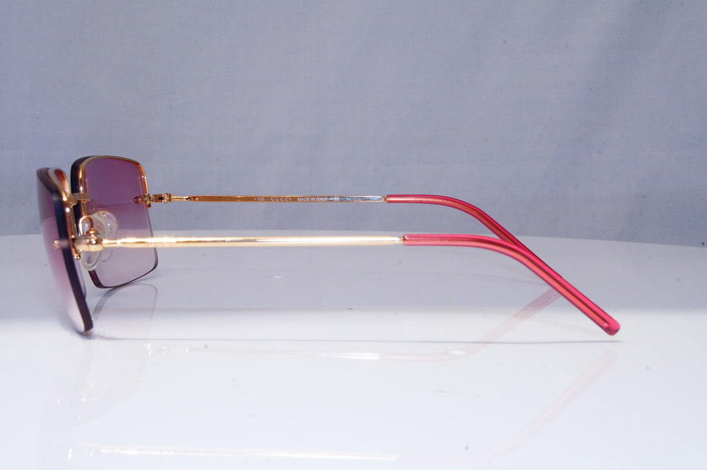 GUCCI Mens Womens Vintage 1990 Designer Sunglasses Gold Square GG 1653 T7J 22118