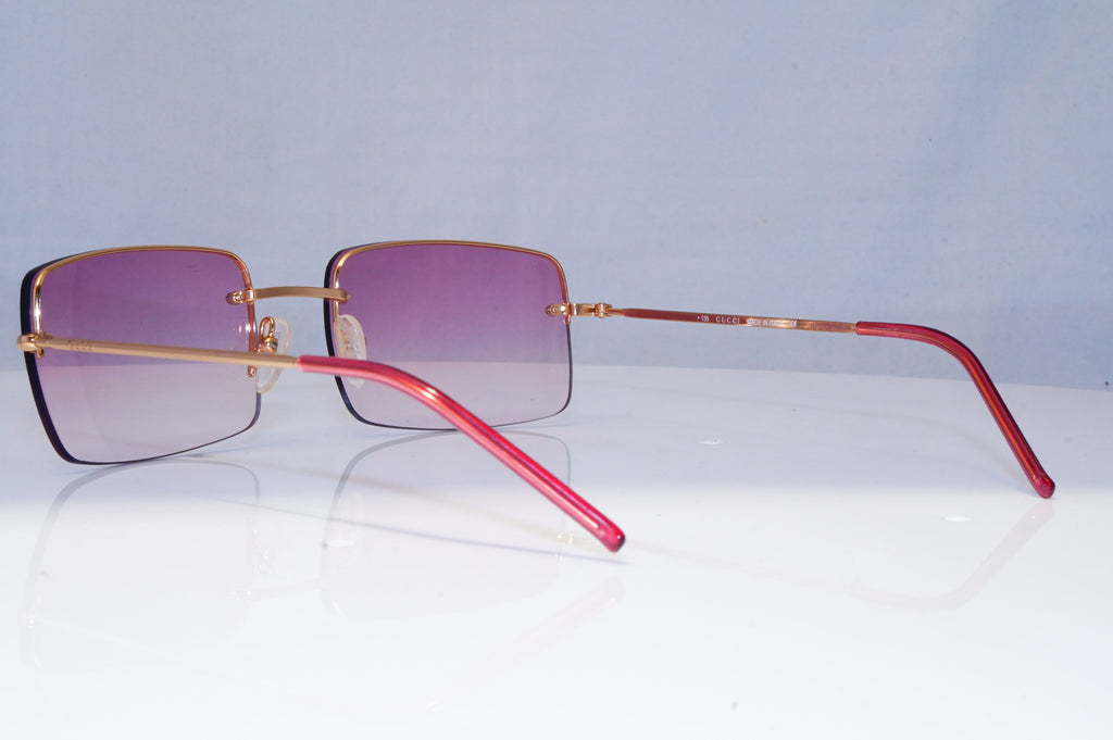 GUCCI Mens Womens Vintage 1990 Designer Sunglasses Gold Square GG 1653 T7J 22118