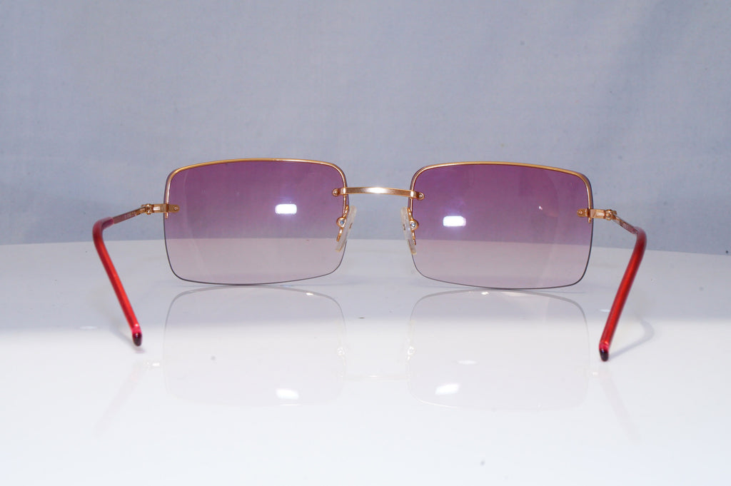 GUCCI Mens Womens Vintage 1990 Designer Sunglasses Gold Square GG 1653 T7J 22118