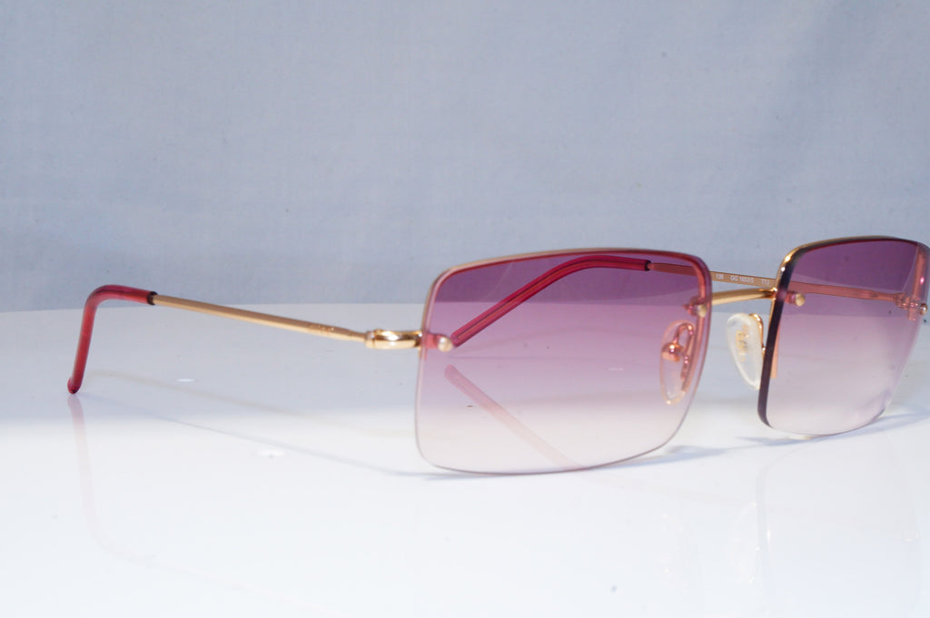 GUCCI Mens Womens Vintage 1990 Designer Sunglasses Gold Square GG 1653 T7J 22118
