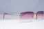 GUCCI Mens Womens Vintage 1990 Designer Sunglasses Gold Square GG 1653 T7J 22118