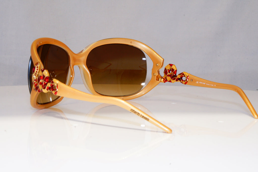 ROBERTO CAVALLI Womens Oversized Sunglasses RUBY SNAKE Tespi 380S K63 21661