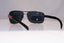 PRADA Mens Polarized Mirror Designer Sunglasses Black Wrap SPS 54L 5AV-5Z1 18693