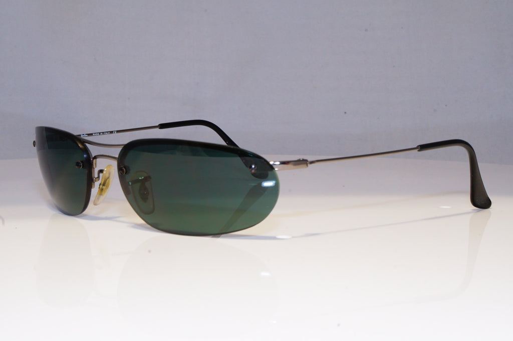RAY-BAN Mens Vintage Designer Sunglasses Silver TOP PANDE RB 3182 004/71 20801