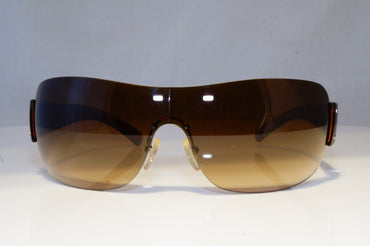 PRADA Mens Designer Sunglasses Brown Shield SPS 07F 4AN-6S1 19491