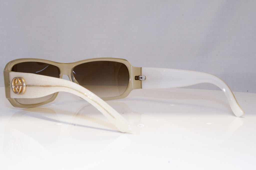 GUCCI Womens Boxed Vintage Sunglasses Grey Rectangle Beige GG 2935 EOODA 22114