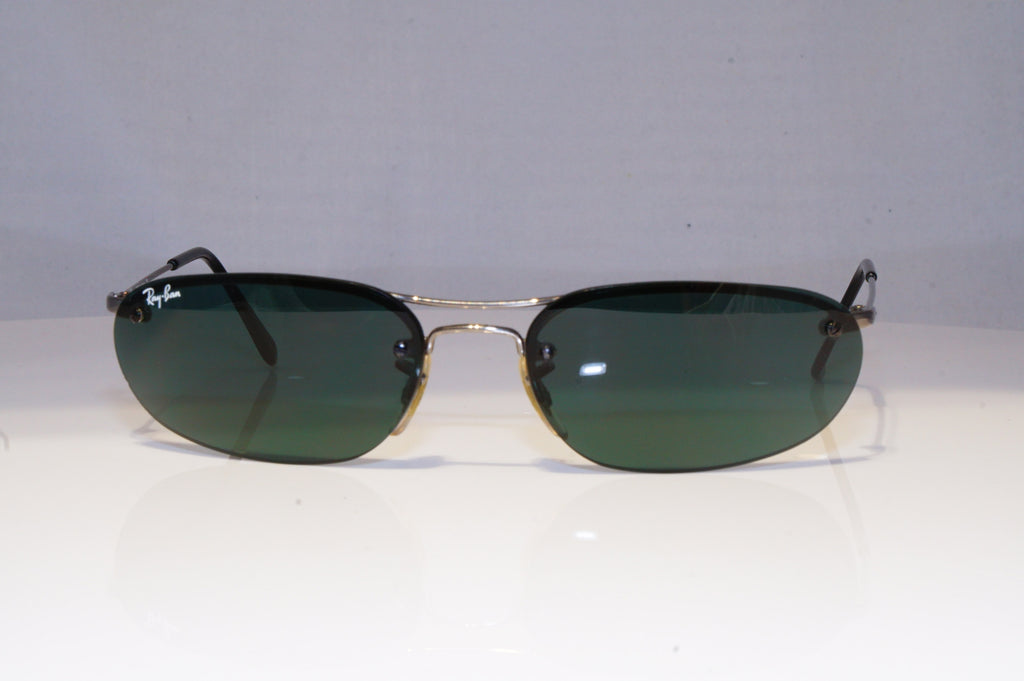 RAY-BAN Mens Vintage Designer Sunglasses Silver TOP PANDE RB 3182 004/71 20801