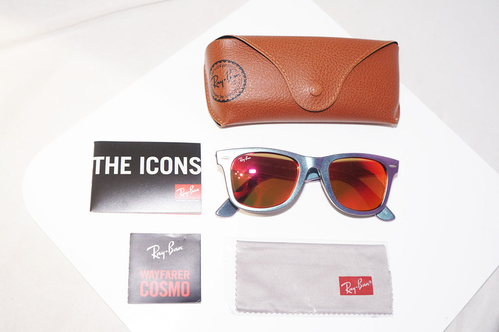 RAY-BAN New Mens Designer Mirror Cosmic Sunglasses Mars Wayfarer RB 2140 15349
