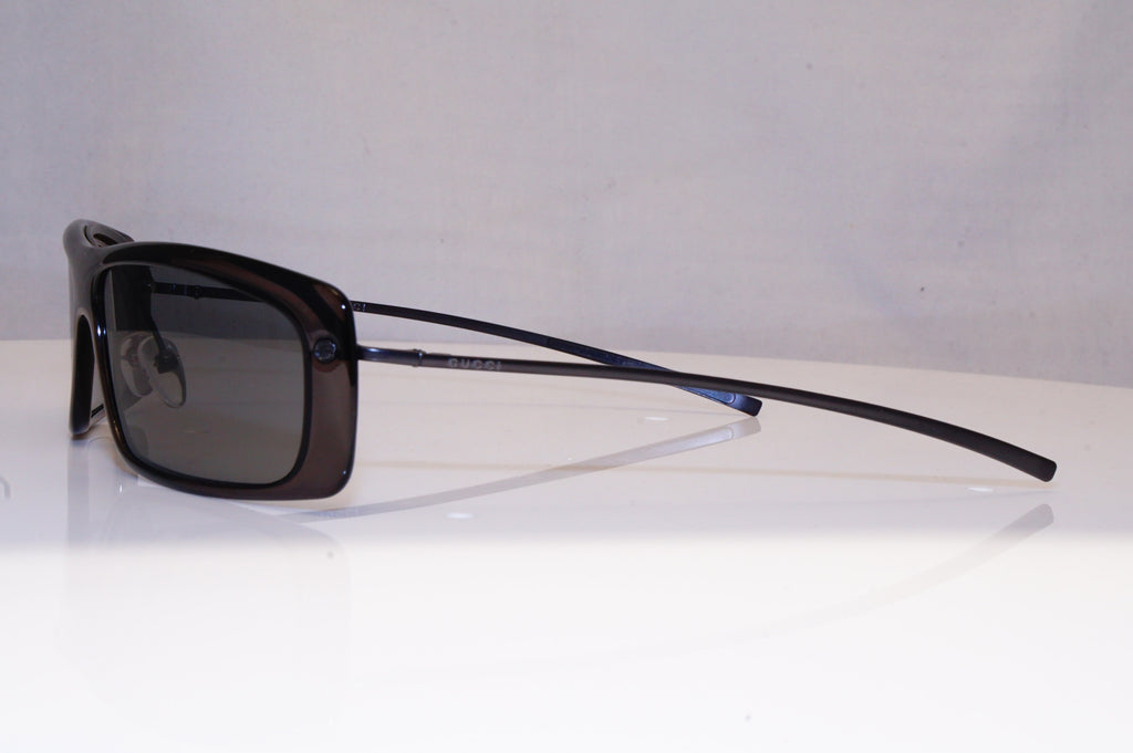 GUCCI Mens Vintage 1990 Designer Sunglasses Grey Wrap GG 1466 7M8 18674