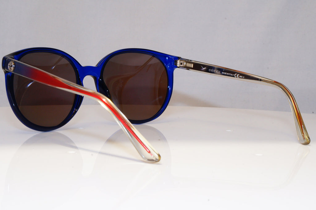 GUCCI Womens Mirror Oversized Designer Sunglasses Blue GG 3697 J5QNM 22115