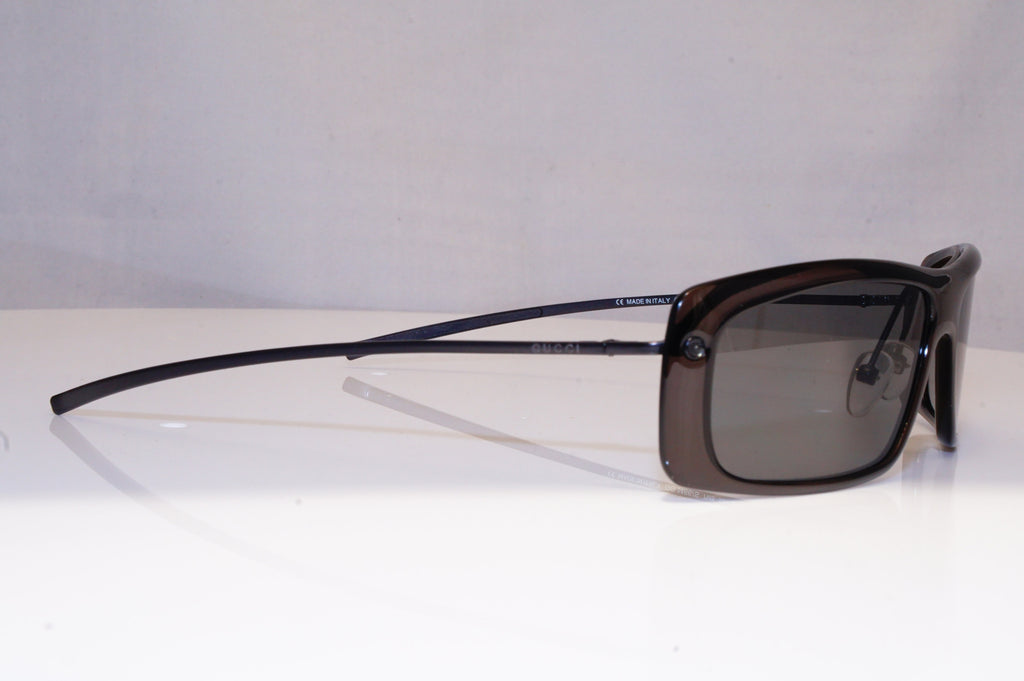 GUCCI Mens Vintage 1990 Designer Sunglasses Grey Wrap GG 1466 7M8 18674