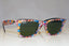 RAY-BAN Mens Unisex Designer Sunglasses Blue Wayfarer PRINTS RB 2140 1049 17570