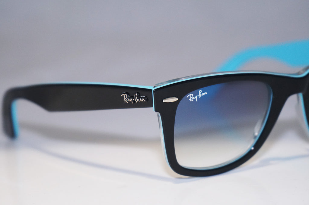 RAY-BAN Mens Unisex Designer Sunglasses Black Wayfarer RB 2140 1001/3F 15346