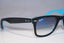 RAY-BAN Mens Unisex Designer Sunglasses Black Wayfarer RB 2140 1001/3F 15346