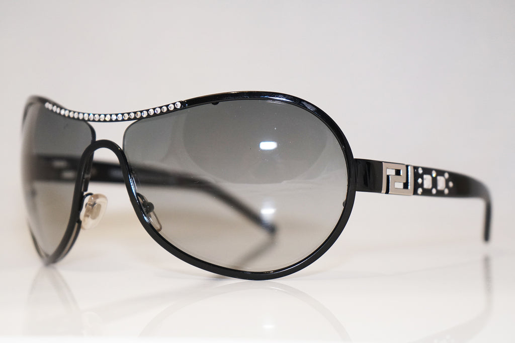 VERSACE Boxed Womens Designer Sunglasses Black Diamante MOD 2068 1009/11 16333