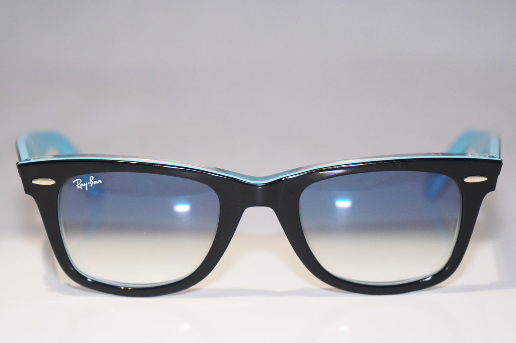 RAY-BAN Mens Unisex Designer Sunglasses Black Wayfarer RB 2140 1001/3F 15346