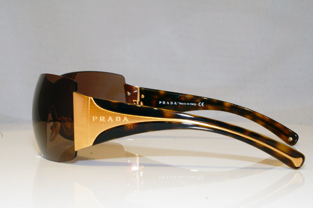 PRADA Mens Womens Unisex Designer Sunglasses Brown Shield SPR 04I 2AU-8C1 17579