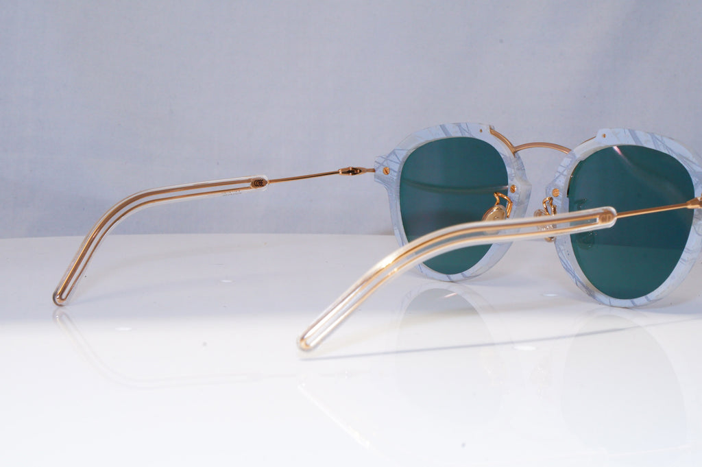 DIOR Womens Mirror Sunglasses Gold Square WHITE MARBLE ECLAT GBZ0J 22125