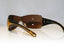 PRADA Mens Womens Unisex Designer Sunglasses Brown Shield SPR 04I 2AU-8C1 17579