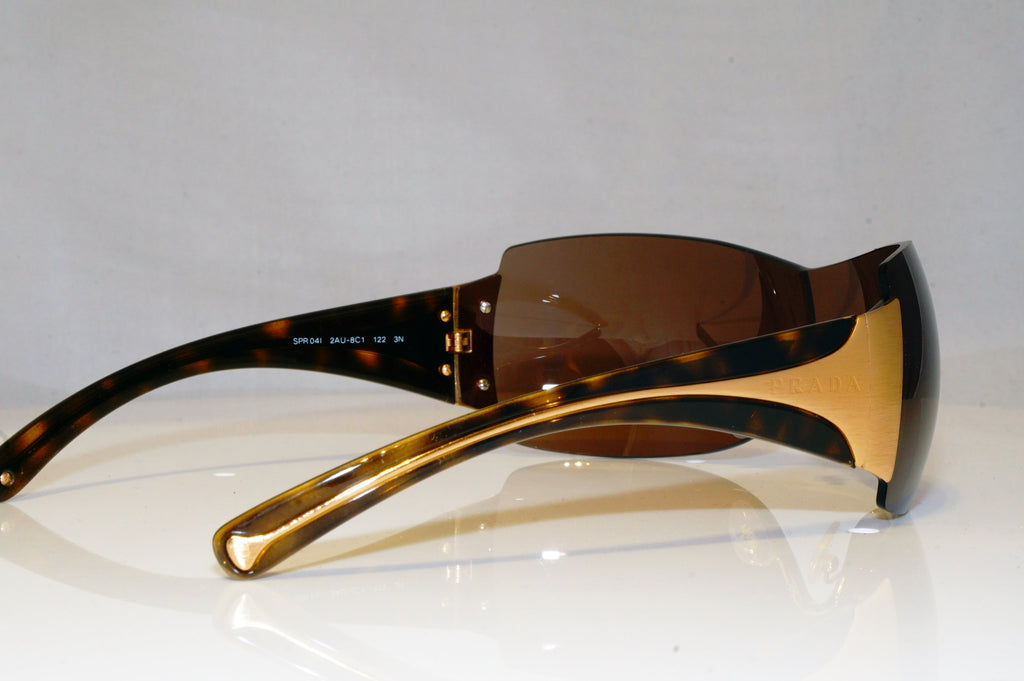 PRADA Mens Womens Unisex Designer Sunglasses Brown Shield SPR 04I 2AU-8C1 17579