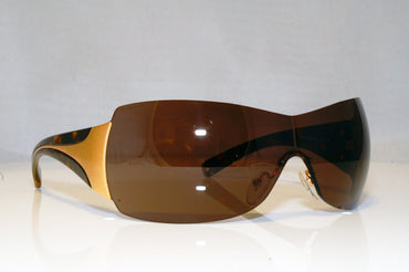 PRADA Mens Womens Unisex Designer Sunglasses Brown Shield SPR 04I 2AU-8C1 17579