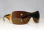 PRADA Mens Womens Unisex Designer Sunglasses Brown Shield SPR 04I 2AU-8C1 17579