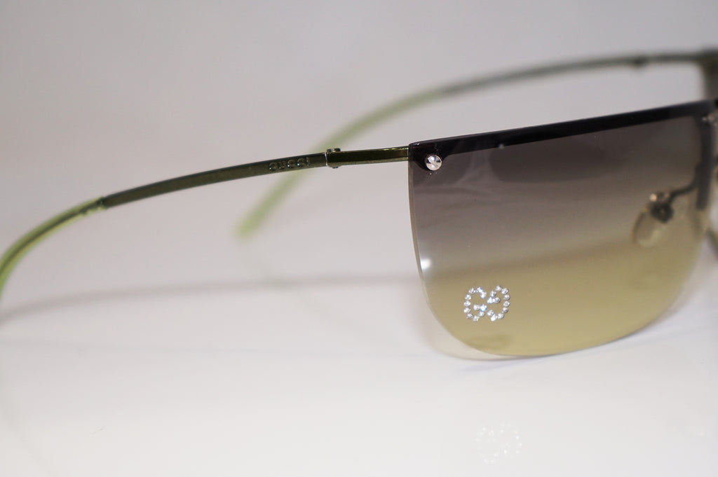 GUCCI Vintage Mens Unisex Womens Designer Sunglasses Green GG 2652 L4E 16156