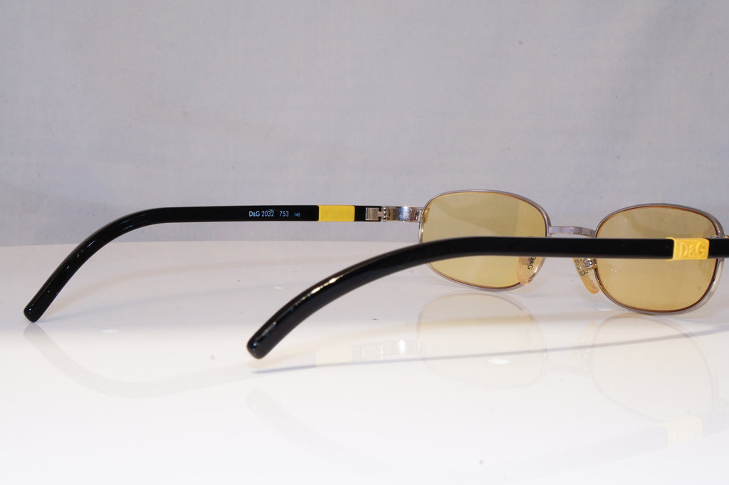 DOLCE & GABBANA Mens Vintage 1990 Designer Sunglasses Black DG 2032 753 21253