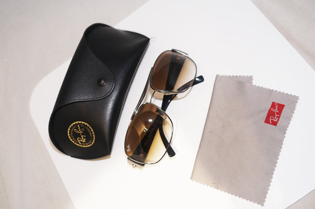 RAY-BAN Mens Designer Sunglasses Black Aviator RB 3357 004/51 15357