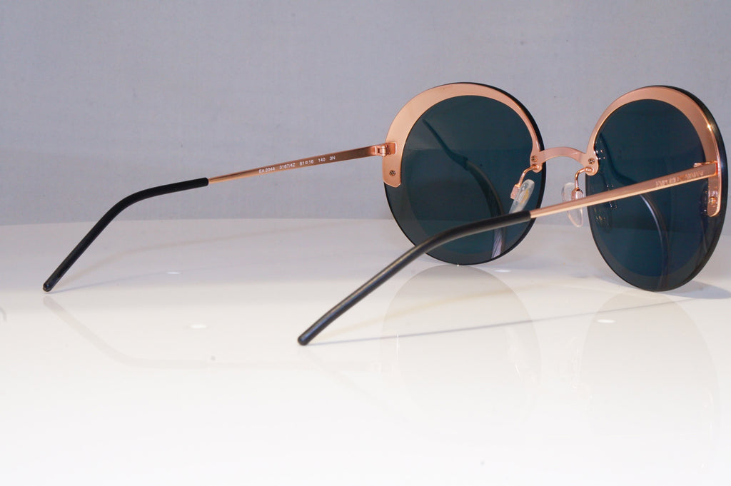 EMPORIO ARMANI Womens Mirror Designer Sunglasses Gold EA 2044 3167/4Z 20779