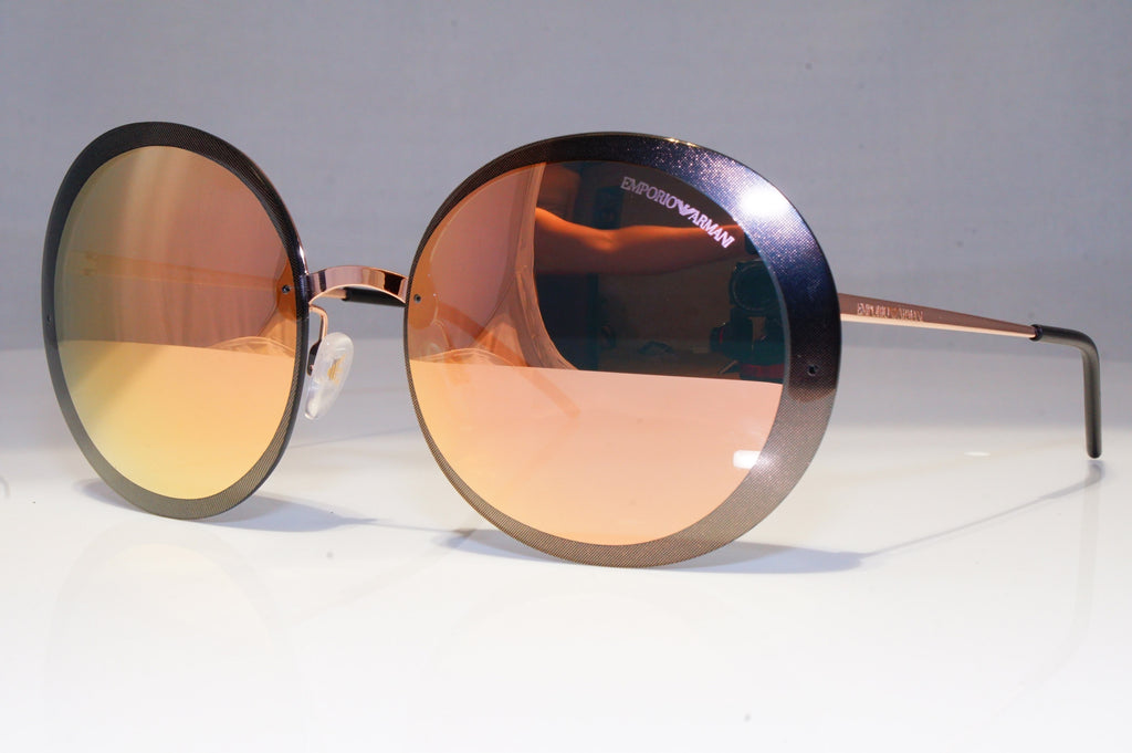 EMPORIO ARMANI Womens Mirror Designer Sunglasses Gold EA 2044 3167/4Z 20779