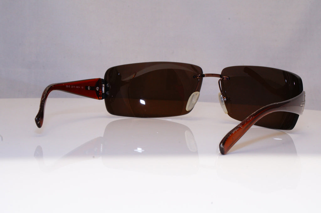 BVLGARI Mens Womens Unisex Designer Sunglasses Brown Wrap 656-B 225/73 18673