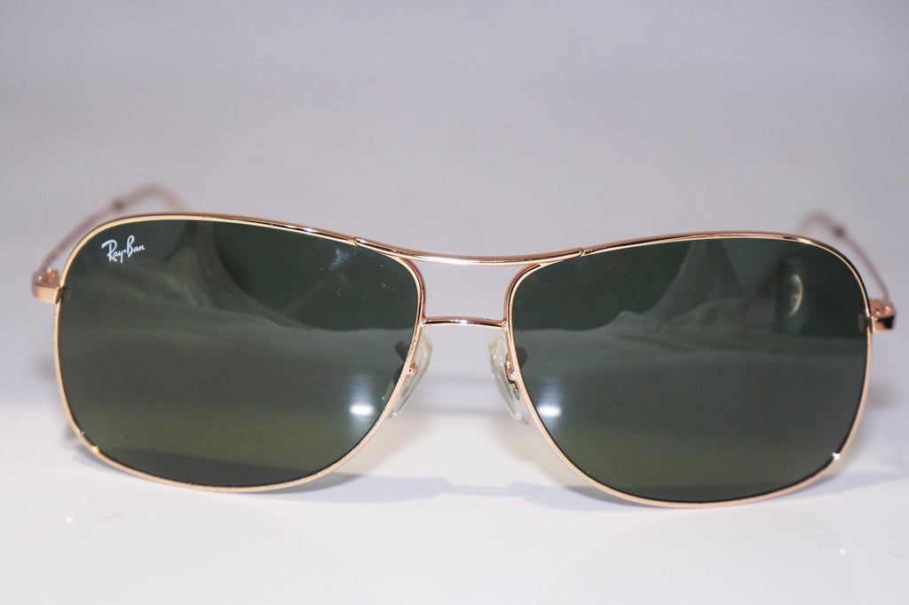 RAY-BAN Mens Designer Sunglasses Gold Aviator RB 3267 001 15327