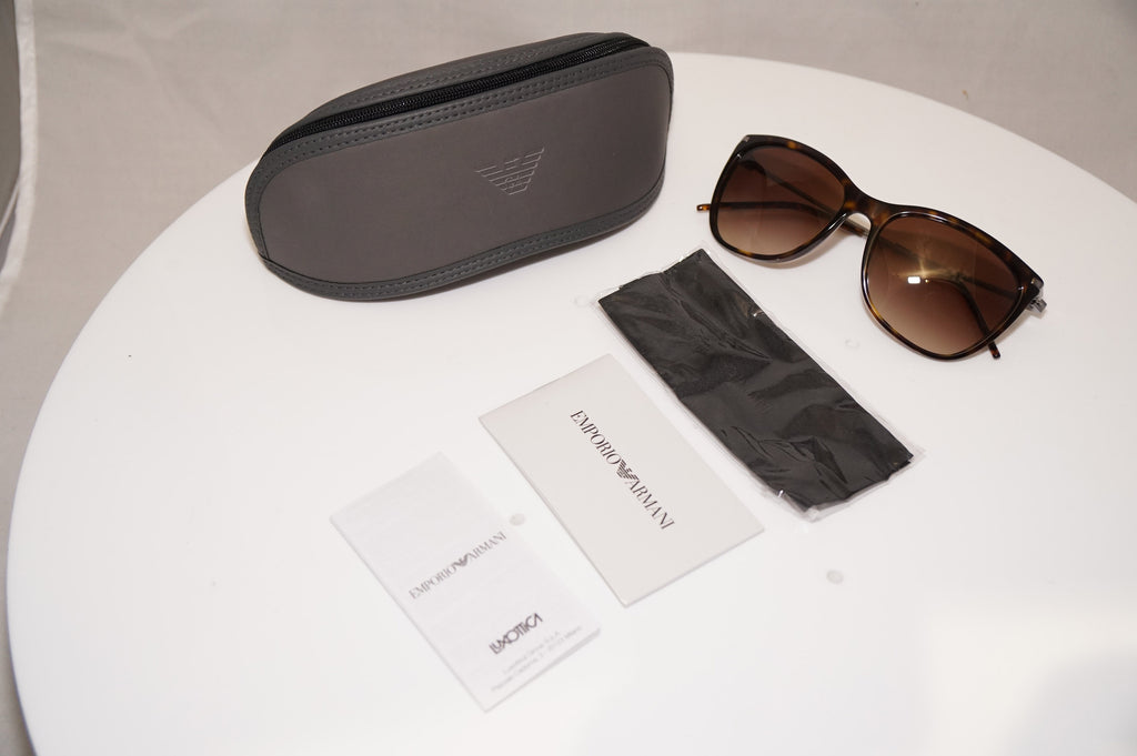 EMPORIO ARMANI Womens Designer Sunglasses Brown Butterfly EA 4051 5026/13 18692