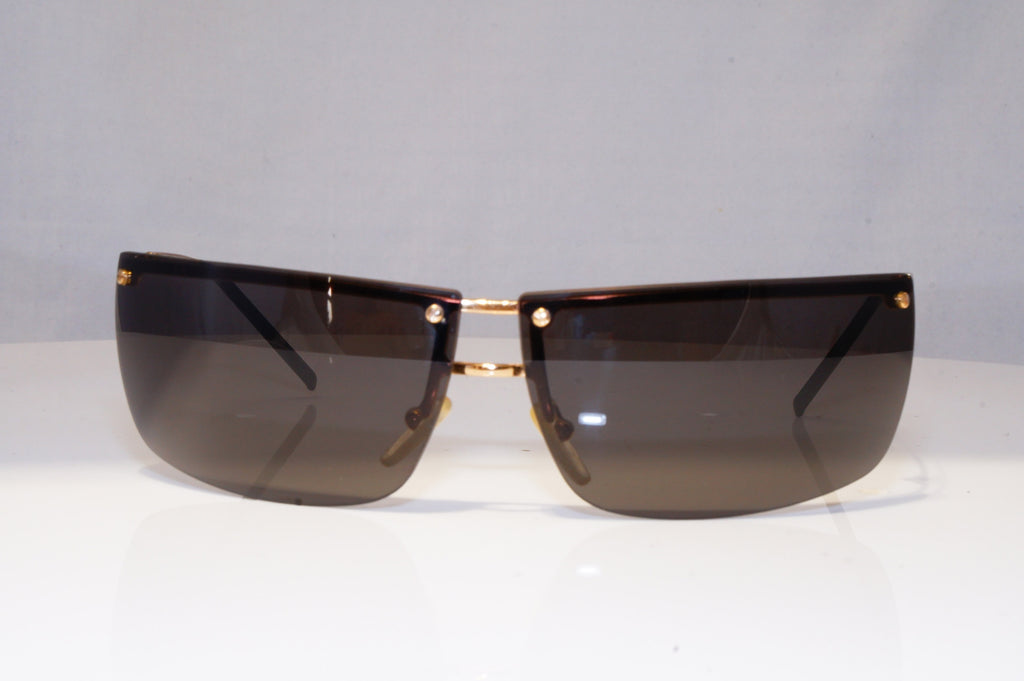GUCCI Mens Vintage 1990 Designer Sunglasses Gold Wrap GG 2653 000 21257