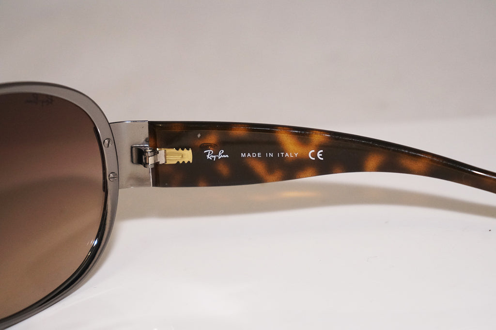 RAY-BAN Mens Designer Sunglasses Brown Shield RB 3350 004/13 14968