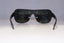 PRADA Mens Mirror Designer Sunglasses Grey Shield SILVER SPS 05N JAO-7W1 20771