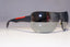 PRADA Mens Mirror Designer Sunglasses Grey Shield SILVER SPS 05N JAO-7W1 20771