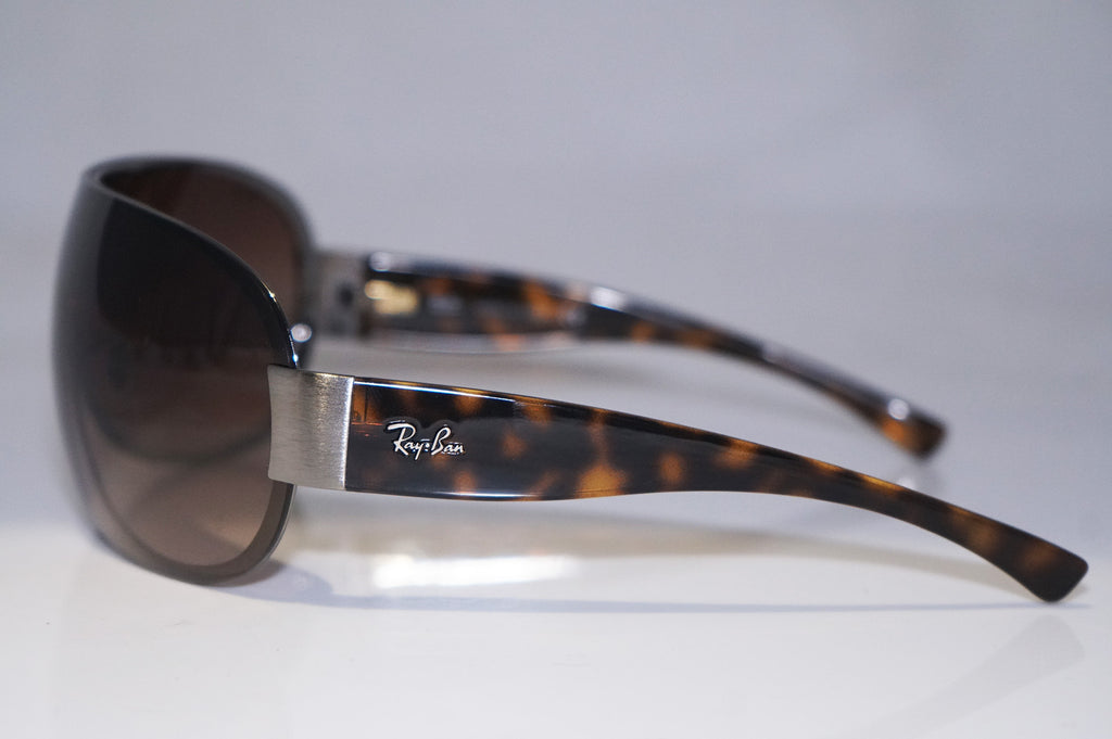 RAY-BAN Mens Designer Sunglasses Brown Shield RB 3350 004/13 14968