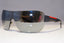 BVLGARI Womens Diamante Designer Sunglasses Black Shield 6061-B 376/8G 20770