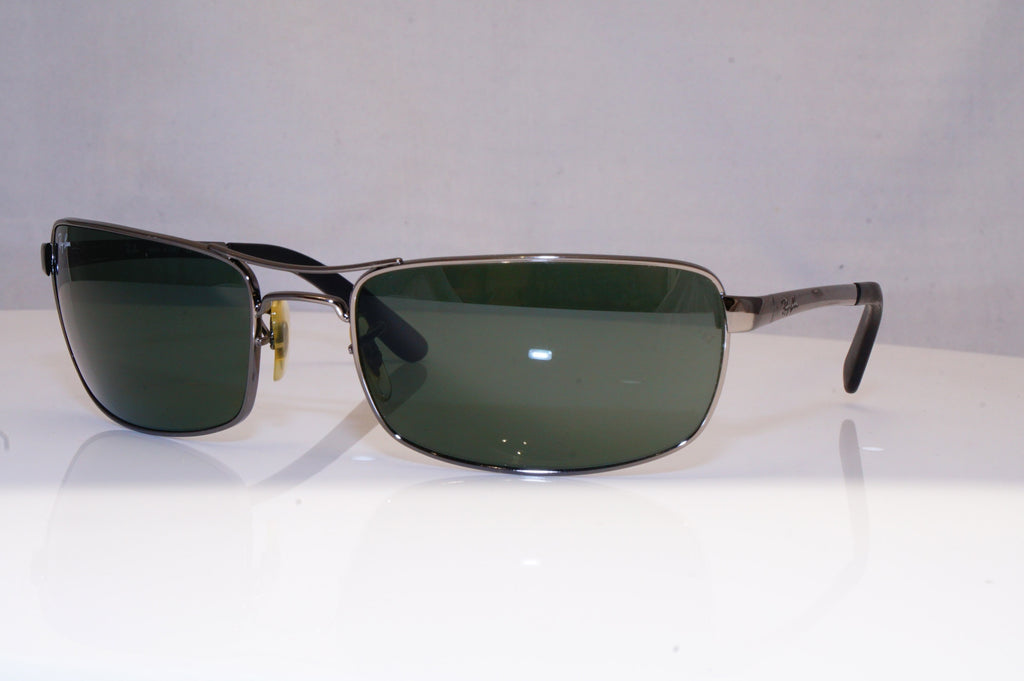 RAY-BAN Mens Designer Sunglasses Silver Wrap RB 3212 004 18672