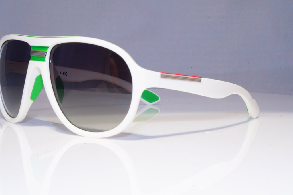 PRADA Mens Designer Sunglasses White Pilot SPS 01M 4AO-3M1 20791