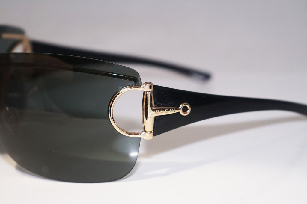 GUCCI Womens Designer Sunglasses Black Shield GG 2711 PU2 14986