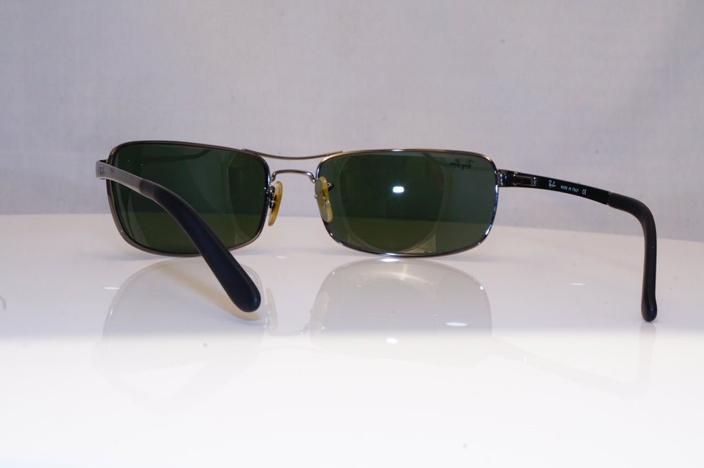 RAY-BAN Mens Designer Sunglasses Silver Wrap RB 3212 004 18672