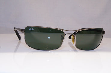 RAY-BAN Mens Designer Sunglasses Silver Wrap RB 3212 004 18672