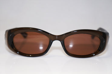GUCCI 1990 Vintage Womens Designer Sunglasses Brown Rectangle GG 2432 9U6 16097