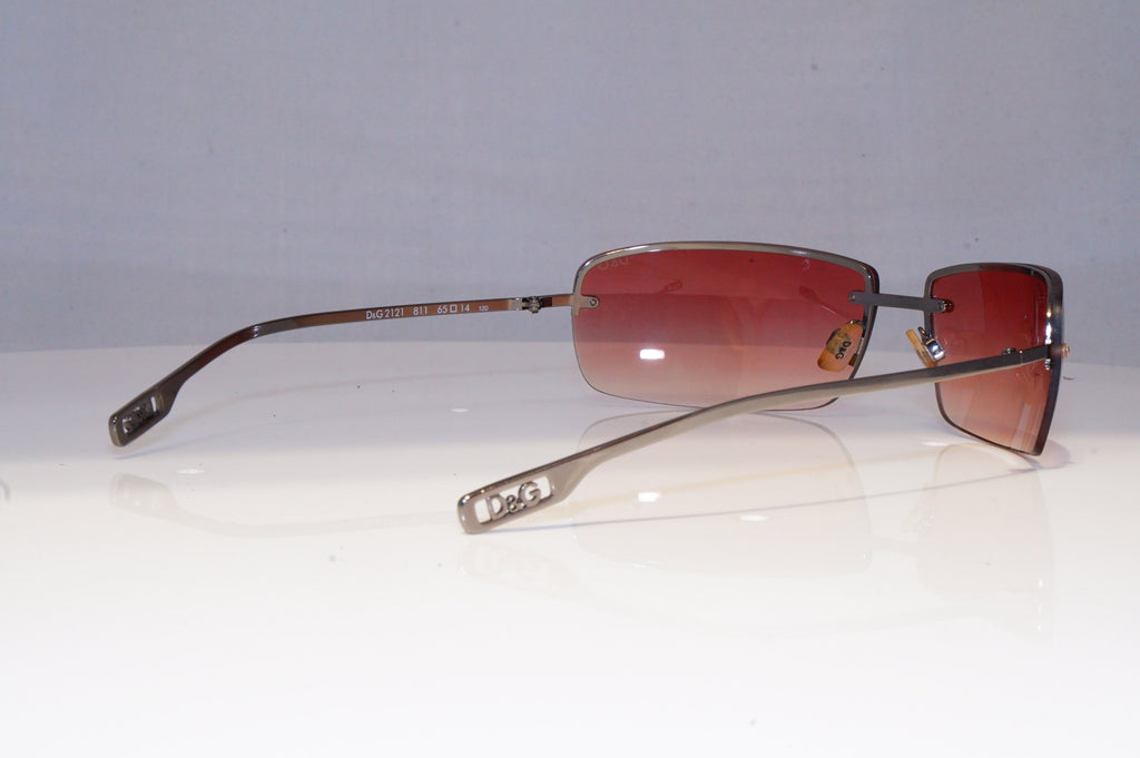 DOLCE & GABBANA Mens Womens Vintage Designer Sunglasses Silver D&G 2121 81 20785