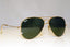 RAY-BAN Mens Unisex Designer Sunglasses Gold Aviator RB 3025 L0205 17562